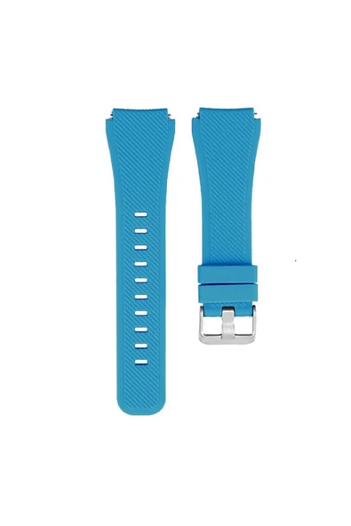 KRETON KRETON Huawei Watch 3 - 3 Pro Akıllı Saat Uyumlu Tırtık Desenli Silikon Kordon Kayış - Resim 4