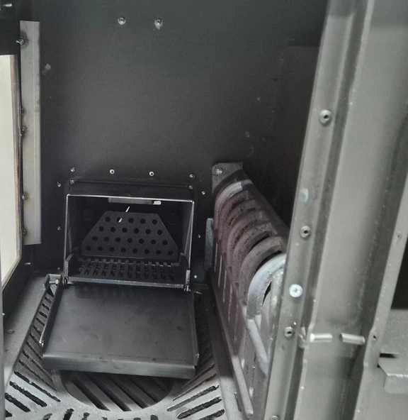 Dorello Camlı Fırınlı Pelet Sobası  Otomatik, Şık ve Yüksek Verimli Isıtma Sistemi - Resim 5