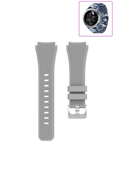 KRETON KRETON Honor Watch GS Pro Akıllı Saat Uyumlu Tırtık Desenli Silikon Kordon Kayış ürün görseli