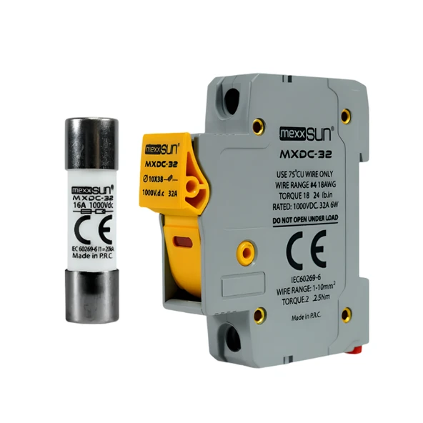 Mexxsun 32 Ah 1000 V DC Sigorta + Sigorta Yuvası ürün görseli