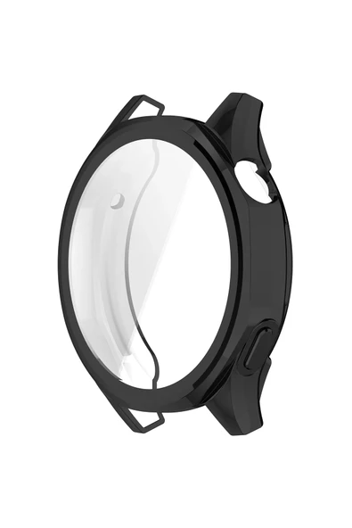 KRETON KRETON Huawei Watch Gt5 46mm ile Uyumlu Kasa Ve Ekran Koruyucu 360 Tam Koruma Silikon Kılıf - Resim 6