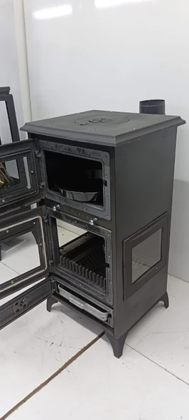 Dorello Döküm Kuzine Soba  Fırınlı, Dayanıklı ve Yüksek Isı Verimli - Resim 4