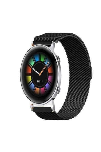 KRETON KRETON Huawei Watch Gt2 42mm Uyumlu Kordon Hasır Metal Örgü Mıknatıslı Milano Kayış ürün görseli