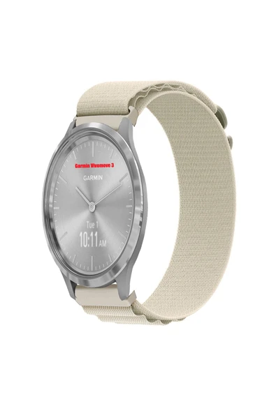 KRETON KRETON Garmin Vivomove 3 Uyumlu Kordon Alpine Loop Döngü Spor Kayış - Resim 10