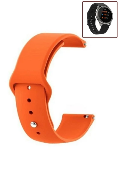 KRETON KRETON Haylou LS05 Uyumlu TURKUAZ Kordon Yumuşak Dokulu Silikon Kayış - Resim 10