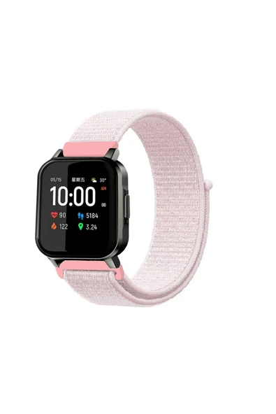 KRETON KRETON Haylou LS02 Uyumlu Spor Kumaş Desenli Cırt Cırtlı Kordon Kayış - Resim 9