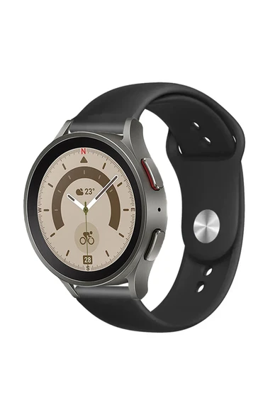 KRETON KRETON Samsung Galaxy Watch 4 40 mm / 44 mm Uyumlu Kordon Yumuşak Dokulu Silikon Kayış - Resim 12