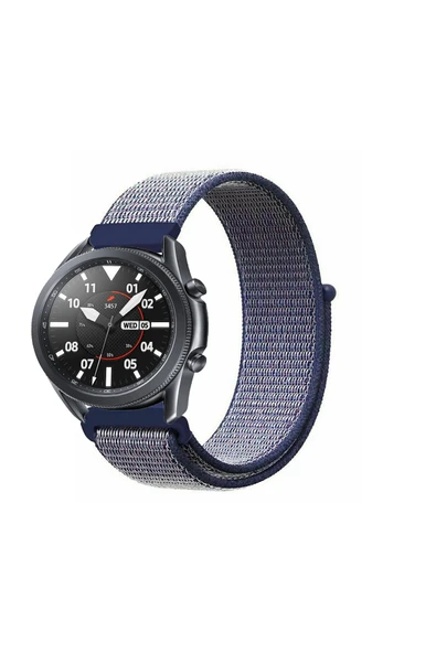KRETON KRETON Samsung Galaxy Watch 3 45mm Uyumlu Spor Kumaş Desenli Cırt Cırtlı Kordon Kayış - Resim 7