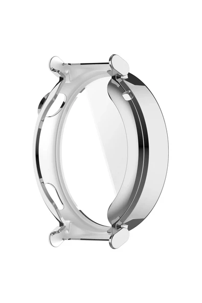 KRETON KRETON Huawei Watch Gt5 41mm ile Uyumlu Kasa Ve Ekran Koruyucu 360 Tam Koruma Silikon Kılıf - Resim 4