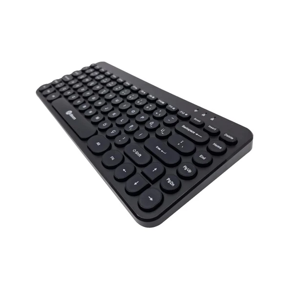 Dexim KBW002 Retro Daktilo Görünümlü Şık ve Kullanışlı Pilli Türkçe Bluetooth Q Klavye - Resim 2