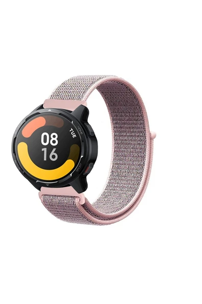 KRETON KRETON Xiaomi Watch Color /  Color 2 Uyumlu Spor Kumaş Desenli Cırt Cırtlı Kordon Kayış ürün görseli