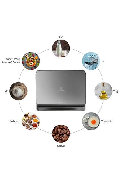 x Refika Mutfak Tartısı Gastro Scale İnox 15 kg Kapasite