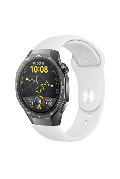 KRETON KRETON Huawei Watch Gt5 Pro Titanyum Ile Uyumlu Yumuşak Dokulu Silikon Kordon Kayış ürün görseli