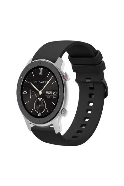 KRETON KRETON Amazfit GTR 42mm ile Uyumlu Kordon Yumuşak Dokulu Soft Renk Tokalı Silikon Kayış - Resim 9