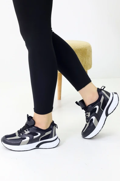 Emax Era Siyah Unisex Spor Ayakkabı - Resim 3