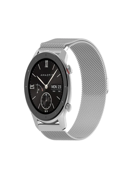 KRETON KRETON Amazfit GTR 42mm Uyumlu Kordon Hasır Metal Örgü Mıknatıslı Milano Kayış ürün görseli