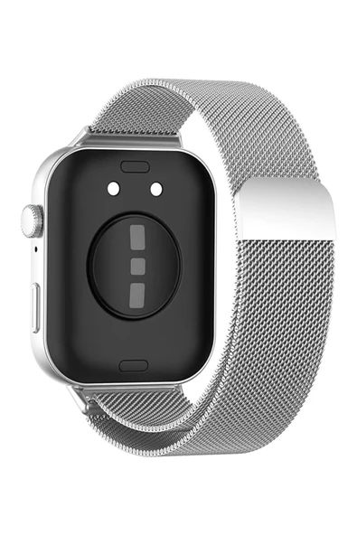 KRETON KRETON Huawei Watch Fit 3 / Fit 4 / Fit 4 Pro Ile Uyumlu Kordon Hasır Örgü Metal Mıknatıslı Kayış - Resim 3