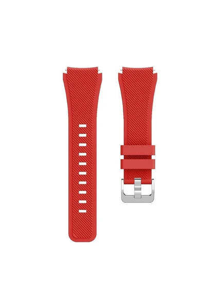 KRETON KRETON Huawei Watch 3 - 3 Pro Akıllı Saat Uyumlu Tırtık Desenli Silikon Kordon Kayış - Resim 8