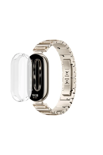 KRETON KRETON Xiaomi Smart Band 10 ( Mi Band 10 ) ile Uyumlu Kasa Ve Ekran Koruyucu 360 Tam Koruma Silikon Kılıf ürün görseli