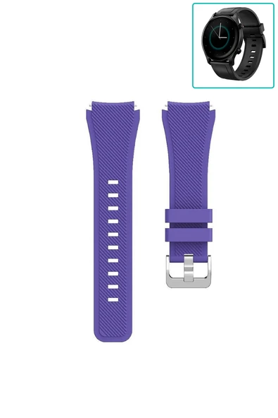 KRETON KRETON Haylou RS3 LS04 Akıllı Saat Uyumlu Tırtık Desenli Silikon Kordon Kayış ürün görseli