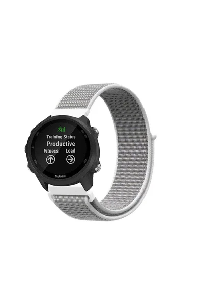 KRETON KRETON Garmin Forerunner 245 / 245 Music Uyumlu Spor Kumaş Desenli Cırt Cırtlı Kordon Kayış - Resim 11