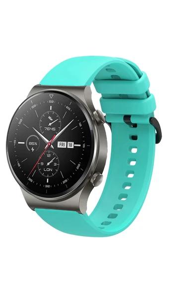 KRETON KRETON Huawei Watch Gt2 Pro Uyumlu Kordon Yumuşak Dokulu Soft Renk Tokalı Silikon Kayış - Resim 8