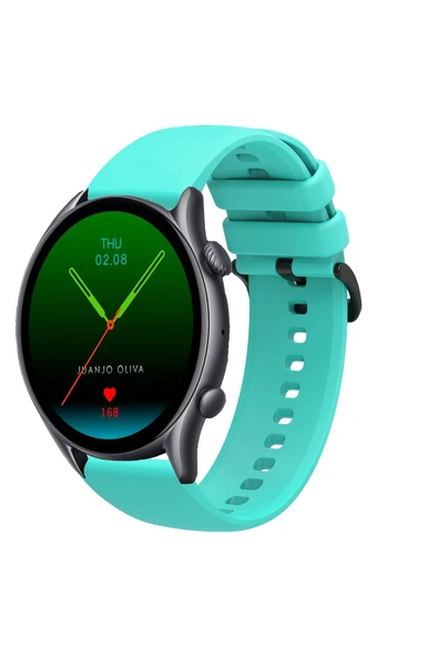 KRETON KRETON Amazfit GTR3-GTR3 PRO Uyumlu Kordon Yumuşak Dokulu Soft Renk Tokalı Silikon Kayış - Resim 9