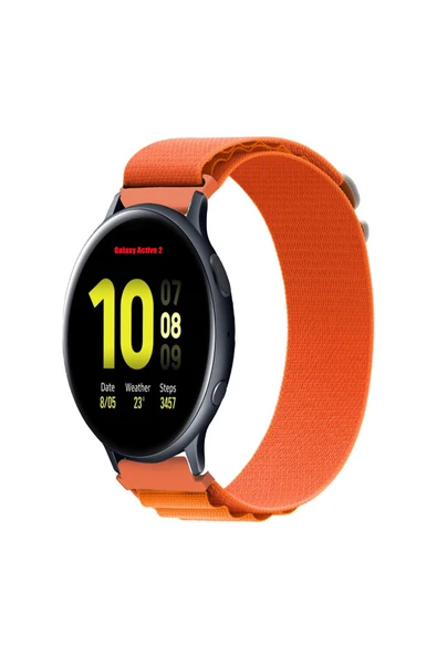 KRETON KRETON Samsung Galaxy Watch Active 2 40mm/44mm Uyumlu Kordon Alpine Loop Döngü Spor Kayış - Resim 3