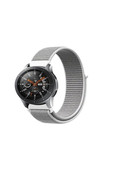 KRETON KRETON Samsung Galaxy Watch 46mm Uyumlu Spor Kumaş Desenli Cırt Cırtlı Kordon Kayış - Resim 5