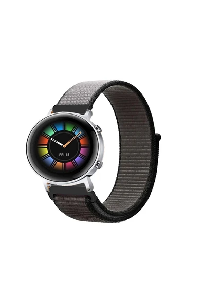 KRETON KRETON Huawei Watch Gt2 42mm Uyumlu Spor Kumaş Desenli Cırt Cırtlı Kordon Kayış ürün görseli