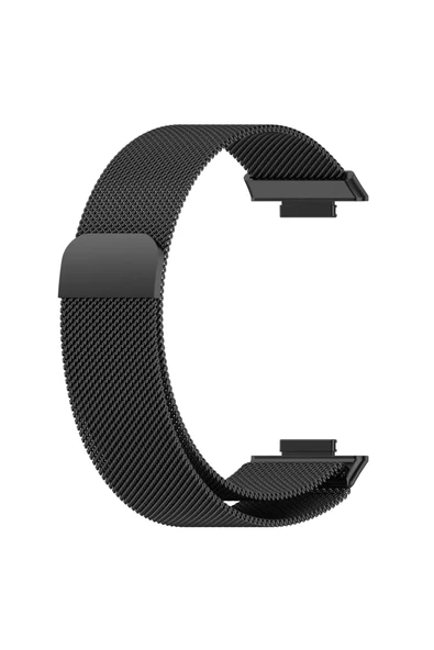 KRETON KRETON Huawei Watch Fit 2 Uyumlu Hasır Metal Örgü Işlemeli Mıknatıslı Kordon Kayış - Resim 7