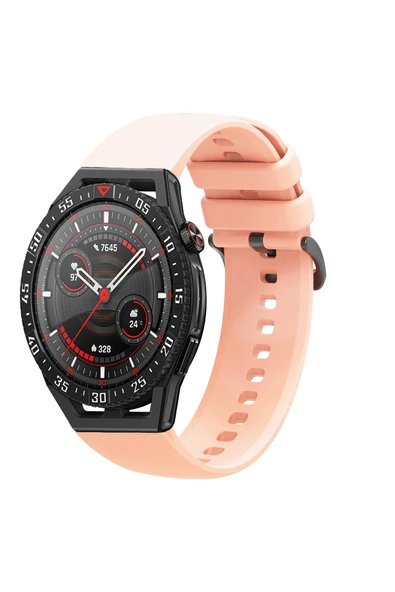 KRETON KRETON Huawei Watch Gt3 SE Uyumlu Kordon Yumuşak Dokulu Soft Renk Tokalı Silikon Kayış - Resim 7