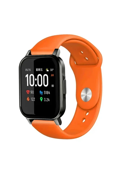 KRETON KRETON Haylou LS02 Uyumlu MAVİ Kordon Yumuşak Dokulu Silikon Kayış - Resim 10