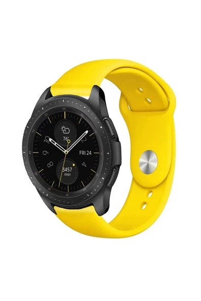 KRETON KRETON Samsung Galaxy Watch 42 mm Uyumlu Kordon Yumuşak Dokulu Silikon Kayış - Resim 9