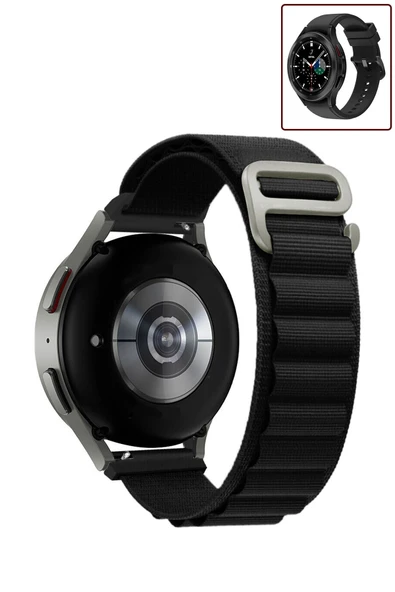 KRETON KRETON Samsung Galaxy Watch 4 Classic 42mm/46mm Uyumlu Kordon Alpine Loop Döngü Spor Kayış - Resim 3