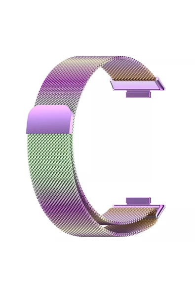 KRETON KRETON Huawei Watch Fit 2 Uyumlu Hasır Metal Örgü Işlemeli Mıknatıslı Kordon Kayış ürün görseli