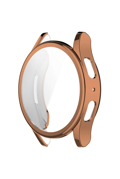 KRETON KRETON Samsung Galaxy Watch 7 40mm ile Uyumlu Kasa Ve Ekran Koruyucu 360 Tam Koruma Silikon Kılıf - Resim 2