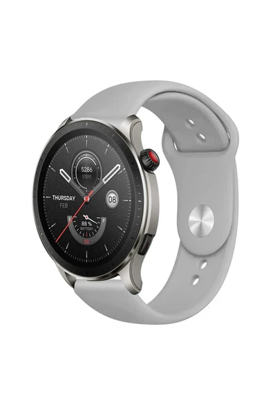 KRETON KRETON Amazfit Gtr4 Ile Uyumlu Yumuşak Dokulu Silikon Kordon Kayış ürün görseli