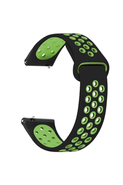 KRETON KRETON Huawei Watch Buds Uyumlu Kordon Yumuşak Dokulu Delikli Desenli Silikon Kayış - Resim 8