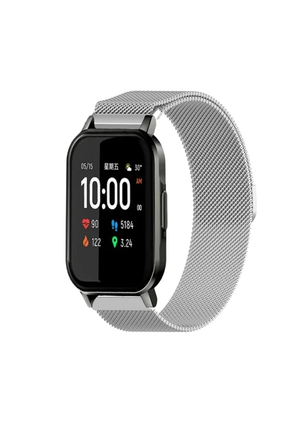 KRETON KRETON Haylou LS02 Uyumlu Kordon Hasır Metal Örgü Mıknatıslı Milano Kayış ürün görseli