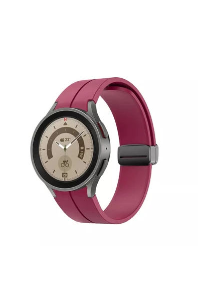 KRETON KRETON Samsung Galaxy Watch 6 40mm / 44mm Uyumlu Magnetic Klipsli Premium Kordon Kayış - Resim 8