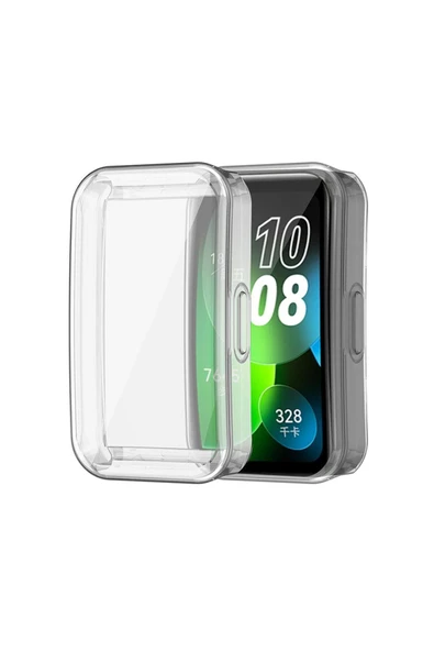 KRETON KRETON Huawei Band 8 , 9 Ve 10 Ile Uyumlu Kasa Ve Ekran Koruyucu 360 Tam Koruma Silikon Kılıf - Resim 8