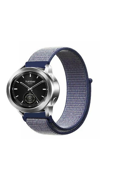 KRETON KRETON Xiaomi Watch S2 / S3  Uyumlu Spor Kumaş Desenli Cırt Cırtlı Kordon Kayış - Resim 4