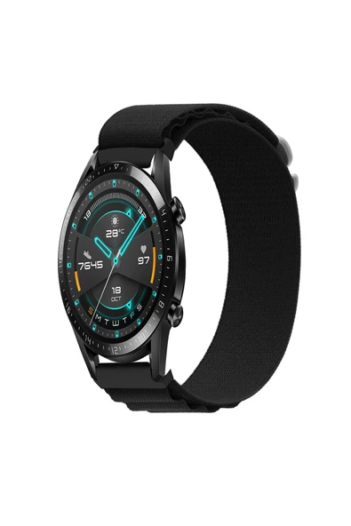 KRETON KRETON Huawei Watch Gt2 46mm Uyumlu Kordon Alpine Loop Döngü Spor Kayış - Resim 7