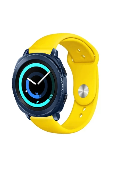 KRETON KRETON Samsung Gear Sport Uyumlu Kordon Yumuşak Dokulu Silikon Kayış - Resim 4