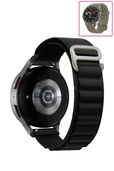 KRETON KRETON Amazfit GTR 47mm Uyumlu Kordon Alpine Loop Döngü Spor Kayış - Resim 12