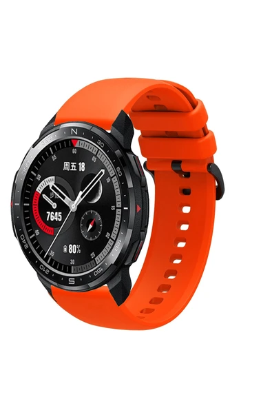 KRETON KRETON Honor Watch GS Pro Uyumlu Kordon Yumuşak Dokulu Soft Renk Tokalı Silikon Kayış - Resim 10