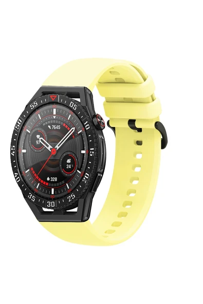 KRETON KRETON Huawei Watch Gt3 SE Uyumlu Kordon Yumuşak Dokulu Soft Renk Tokalı Silikon Kayış - Resim 9