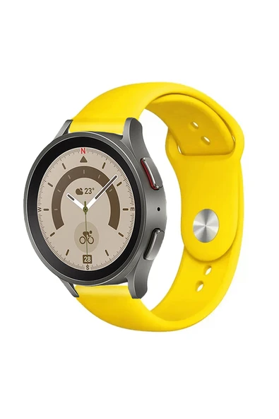 KRETON KRETON Samsung Galaxy Watch 6 40mm / 44mm Uyumlu Kordon Yumuşak Dokulu Silikon Kayış - Resim 8