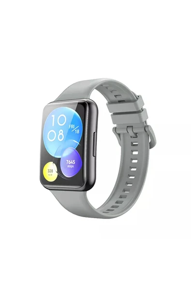 KRETON KRETON Huawei Watch Fit 2 Akıllı Saat Uyumlu Spor Jel Silikon Kordon Kayış - Resim 9